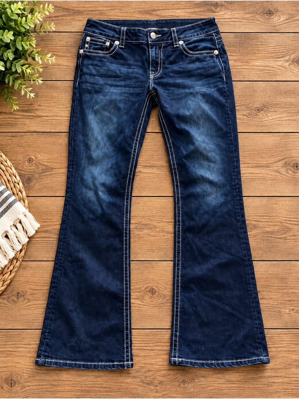 Miss Me Signature Boot Jeans Size 32 (3)